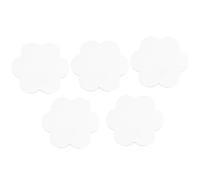 5 Pièces Panneau de Toile Blanc de Fleur pour Peinture | Toile en Canvas, Résistante à L’usure et Fiable, pour Décoration Diy, Débutants en Peinture à L’huile