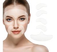 5 PIÈCES Patchs réutilisables en silicone pour le front - Bandes faciales pour le soulèvement de la peau contre les rides et le raffermissement - Lavables et réutilisables - Zone des yeux et du menton