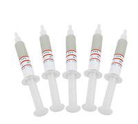 5 Pièces Pâte de Diamant de Meulage de Diamant Pâte de Polissage de Pâte de Diamant de 0,5 Micron Composé de Rodage Pâte Abrasive Tube D'aiguille W1 (polissage miroir 8000 mesh)