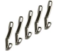 5 pièces Patères PETI 151 x 24 x 71 mm Entraxe 32 mm aspect inox Suspension de SOTECH