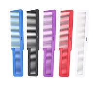 5 pièces peigne cheveux huile peignes professionnel anti-statique poche Salon coiffure coupe style plat top peignes barbier tondeuse outil de Massage