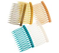5 Pièces Peigne Latéral de Coiffure Uv, 12 Dents | Fixation de Frange, Démêlage, Prise Confortable, Accessoires de Coiffure pour Cheveux Longs et Fins