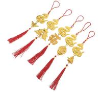 5 Pièces Pendentif Décoratif Serpent Zodiaque Chinois