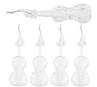 5 Pièces Pendentif Violon Décoratif Acrylique Suspendu