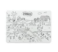 5 Pièces Petit Tableau Blanc de Bureau 21x30 Cm, Recto Verso | Surface Lisse en Fibreboard, pour Notes Rapides, Garçon et Filles et École à Maison, Aimants Compatibles
