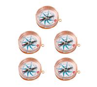 5 Pièces Petites Boussoles 45mm Résistantes À L'eau Légères Boussoles De Randonnée Portables Pour La Chasse Activités Plein Air Navigation Boussole Poche Professionnelle