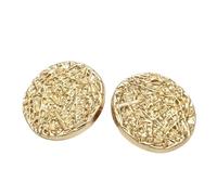 5 pièces pièces boutons métalliques irréguliers pour blazer et pull, Couleur 1, 22.5mm