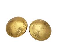 5 pièces pièces boutons métalliques irréguliers pour blazer et pull, Couleur 12, 17.5mm