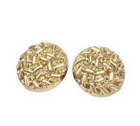 5 pièces pièces boutons métalliques irréguliers pour blazer et pull, Couleur 7, 20mm