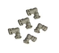 5 Pièces Pièces De Cafetière Chaudières Connecteur Bidirectionnel Adaptateur De Courbure En Forme De L À 90 °, Compatible For SAECO, Compatible For Kalerm, Machine À Expresso GMC-AEWAR24FE-90