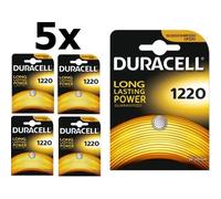 5 pièces - Pile au lithium Duracell CR1220 3V 36mAh