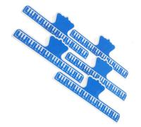 5 Pièces Pince à Partitions Portable Abs Bleu | Surface Lisse, Lecture Facilitée, Réduit la Confusion, Maintien Ouvert des Pages, Usage pour Cahier de Musique