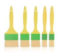 5 Pièces Pinceau à Pâtisserie, Multifonctions Pinceau Alimentaire pour Huile Beurre Sauce Oeuf Liquide Pinceau à Huile Pinceau à Badigeonner Pinceau à Barbecue Cuisine Barbecue Accessoires