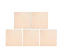 5 Pièces Planche Bois Brute, Dessin, Peinture et Découpe DIY | Surface Lisse Finement Poncée, Usage Polyvalent pour Maquettes et Brûlage, Lot de Feuilles en Bois