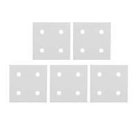 5 pièces Plaque de connexion verticale à 4 trous pour profilé d’extrusion en aluminium, plaque de jonction en aluminium avec finition anodisée, utilisée pour l’extension linéaire (6060)