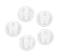 5 Pièces Plastique Blanc Soucoupe Ronde pour Pots de Fleurs et Cactus | Récupère L’eau Terre, Convient aux Pots Ronds, Nettoyage Facile, pour Rebord de Fenêtre et Jardinage