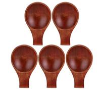 5 Pièces Plat de Sauce à Trempette en Bois, Mini Assaisonnement Plat Latéral, Plats à Condiments/Bol de Trempage de Soja Sushi avec Repose-Baguettes Plat D'assaisonnement Pour Cuisine Restaurant