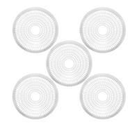 5 Pièces Plateau de Remplacement Rond 10,6 Pouces en Plastique
