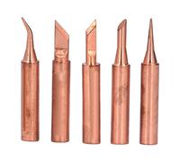 5 Pièces Pointe de Fer à Souder Tête de Soudure Peu de Soudure Tête de Soudage Ensemble D'accessoires en Cuivre Kit C900MT