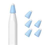 5 pièces pointe de rechange pour crayon en silicone pointes de papier silencieuses dessin et écriture étui à pointe de à réduction de bruit pour crayon 1 / 2 / 3 tissu naturel mode féminine épaule à