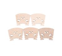 5 Pièces Ponts de Violon en Bois D'érable Pièces Accessoire de Montage D'instrument pour Violon de Taille 4/4 Pièces de Violon Ponts en Bois D'érable Raccord en Bois Longue Durée