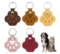 5 Pièces Porte-Clés Commémoratif Poils D’animaux, 6 × 5,5 cm Boîte à Souvenirs Pour Poils D'animaux, Personnalisable de Rangement Pour Poil Chat, Joli Porte-Clés Souvenir en Cuir per Poil De Animaux