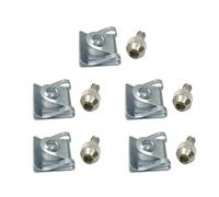 5 Pièces pour Kawasaki Moto Course Carénage Garde-Boue Pince De Fixation Boulon À Dégagement Rapide Vis Écrous(Multi-Colored B)