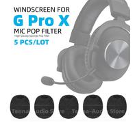 5 pièces pour Logitech G Pro X GProX casque micro Pop filtre couvercle pare-brise ProX casque écouteur Microphone éponge pare-brise mousse