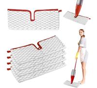 5 Pièces pour Vileda Spray Balai Recharge Kit,2 en 1 Microfibres Réutilisable pour Vileda 1-2 Spray Max Balai Recharge, pour Convient à Tout Type de Sols