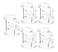 5 pièces présentoir en acrylique plateau à bijoux anneau d'oreiller décoratif support à bijoux au détail contremarches en acrylique for affichage support à gâteau en acrylique vitrine de bijoux coussi