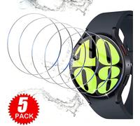 5 pièces Protecteur d'écran en verre trempé compatible avec Samsung Galaxy Watch 8 Classic 40mm 44mm Ultra 2025 FE Watch7 Watch5 Pro Watch4 Watch6 Classic, film en verre anti-rayures pour Garmin Fenix