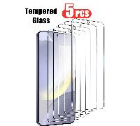 5 pièces Protecteur d'écran en verre trempé haute définition anti-rayures, compatible avec Samsung/Honor/Redmi, film de protection d'écran de téléphone pour utilisation quotidienne pour OPPO/Nokia/Pix