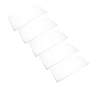 5 Pièces Protecteur D'objectif pour Sablage, Film de Visibilité | Polyester Transparent, Installation Facile, Protège L’usure, Entretien Simplifié pour Armoire de Sablage