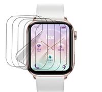 5 Pièces Protection Écran pour Ice-Watch - ICE smart 3.0 Square 1.78" film - sans Bulles hydrogel-protection montre Haute Définition Supérieure Transparent Doux TPU Film Protection ecran