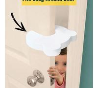 5 pièces Protège-doigts de porte de tiroir en forme d'ours pour enfants, butoirs de porte sans perçage, bloque-portes de sécurité bébé/tout-petit, produits de sécurité pour enfants Taille UniqueEVA