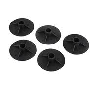 5 Pièces Protège-moyeux Vélo Capuchon D'Axe Espaceur Accessoires Moyeux Antidérapant Plastique Utilisé par Cyclistes Route VTT Entretien Atelier, KS-BH01