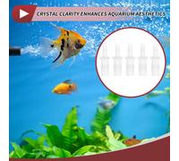 5 Pièces Raccord De Tuyau En Plastique Pour Aquarium 3/16" À 3/8" Connecteurs De Tuyau Id En Plastique Transparent
