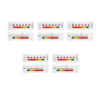 5 Pièces Règle D’évaluation la Douleur en Plastique Blanc | Autoévaluation Portable, Gestion des Douleurs Chroniques, Réadaptation, Visites Ambulatoires et Soins de Service