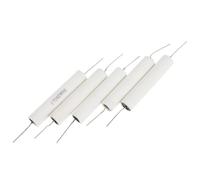 5 Pièces Résistance de Puissance Bobinée 20 Ohms 30 W | Non Inductive, Haute Précision, Dissipation Rapide, pour Réseaux de Haut-parleurs et Tv Audio