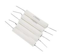 5 Pièces Résistance de Puissance Bobinée 30 W 20 Ohms Céramique | Non Inductive, Conception Cimentée, Résistance à Chaleur, pour Réseaux de Haut-parleurs Audio, Blanc