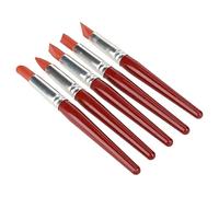 5 Pièces Rouge Grande Pointe en Caoutchouc T pour Sculpture en Argile Poterie G Outil Poterie G Outil Argile G Outil pour Artistes
