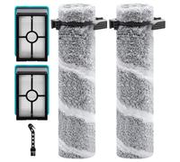 5 pièces Rouleau de brosse de rechange de ensemble d'accessoires de filtre HEPA pour aspirateur BISSELL CrossWave Edge, numéro de modèle 4088N 4202M