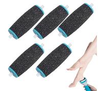 5 Pièces Rouleaux de Remplacement pour Pedicure Pied Electrique, Scholl Velvet Smooth, Recharge de Tête, Soins des Pieds Sains