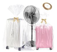 Lot de 5 grands sacs de rangement en plastique transparent pour bagages, valise, meubles, couettes, chaises, jouets en peluche, Sacs de Rangement - 100 x 150 cm