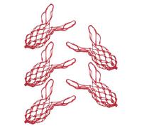 5 Pièces Sachet de Mangeoire Suspendu pour Volailles, Polyester