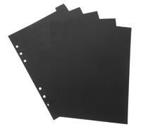 5 Pièces Séparateurs de Page en Plastique avec Languettes, 6 Trous | PP Léger, pour Agendas et Carnets, Usage Maison et École, Organisation Simple
