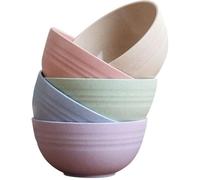 5 PièCes SéRies 12 Cm de CéRéAles Paille de Blé Incassable RéUtilisable Bol le Bol à Soupe RéCipient de Nouilles à MéLanger