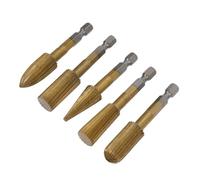 5 Pièces Set de Limes Rotatives, Manche Hexagonal 6,35 MM | Différentes Formes, Haute Efficacité, pour Sculpture du Bois, Meulage, Céramique et Soudures