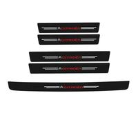 5 Pièces Seuil de Protection Porte Fibre de Carbone Noir, Sticker Autocollant pour Citroen C3 IV 2024 2025, Protection Seuil de Porte de Voiture, Accessoires,D