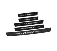 5 Pièces Seuil Porte Voiture Plinthes Autocollant pour Ford Fusion Fiber Carbone Protection Seuil de Porte Voiture Carrosserie Accessoire